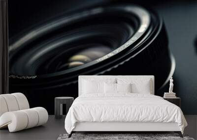 camera lens close up Wall mural