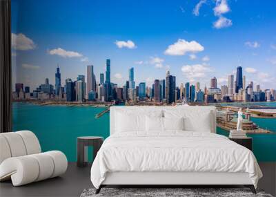 Chicago skyline Wall mural