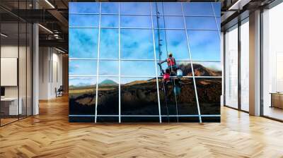 child in the window Wall mural