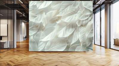 Close-up texture of leaves background Wall mural