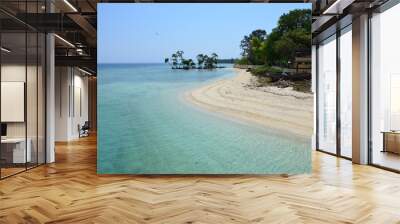 Coast of the sea and the beach Wall mural