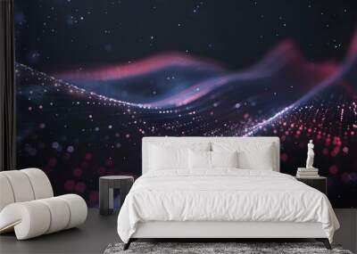 Data technology abstract background Wall mural