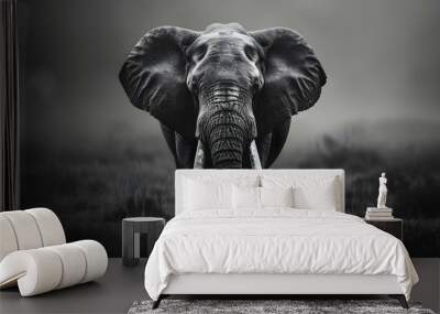 Elephant in the wild Wall mural