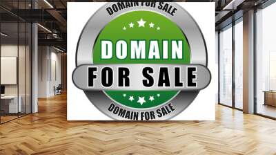 5 Star Button gruen DOMAIN FOR SALE DTO DTO Wall mural