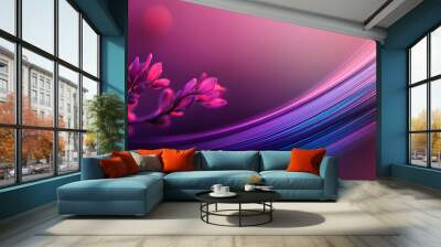 Magenta Tones Background Wall mural