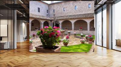 Monastery in Assisi Wall mural