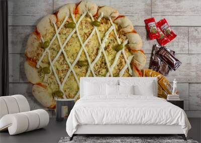 pizza Wall mural