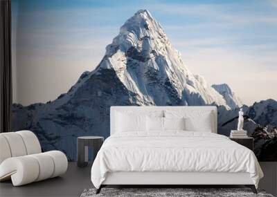 Ama Dablam on the way to Everest Base Camp Wall mural