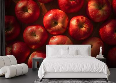 red apples Wall mural