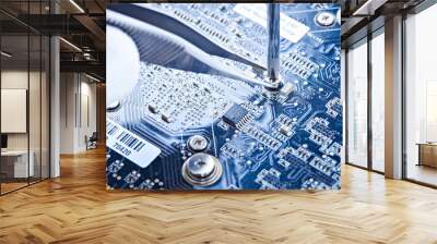 notebook repair printed circuit board Wall mural