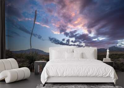 Desert Bloom 2 Wall mural