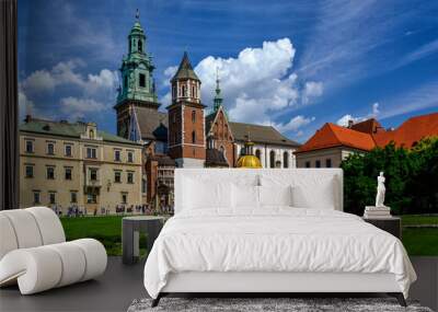 Wawel Castle in Krakow, Poland Wall mural