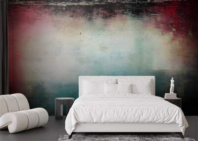 vignette grunge scratched background color texture Wall mural