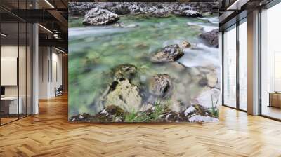 Mountain river Wall mural