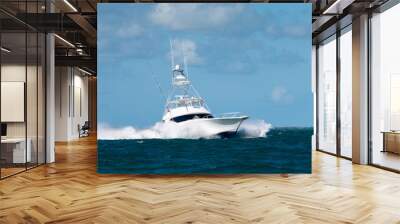 Sport Fishing Charter Boat in Florida Keys Wall mural