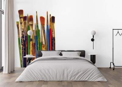 diverse brushes 2 Wall mural