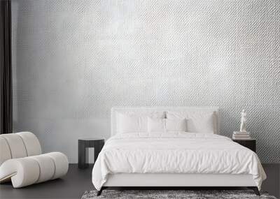 white primed cotton canvas texture background Wall mural