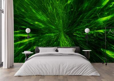 green abstract background Wall mural