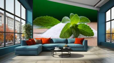 stevia rebaudiana - the sugar plant Wall mural