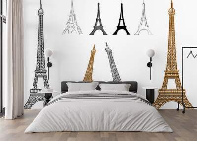 tour eiffel Wall mural