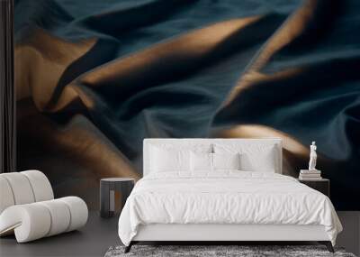 sun rays, background, crumpled bedspreads Wall mural