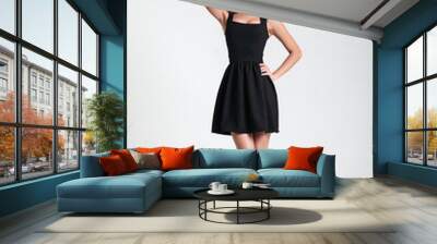 girl in fashion dress Wall mural