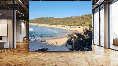 beach and sea view Wall mural