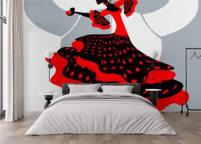 Spanish dancer Wall mural