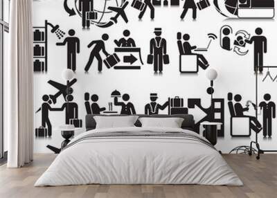 Air Travel Wall mural