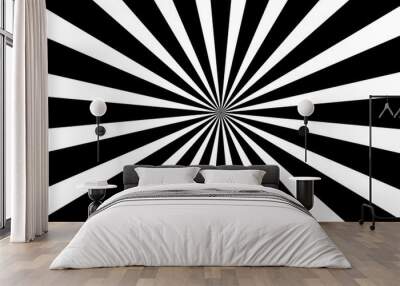 striped colorful abstract background Wall mural