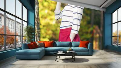 modern lifestyle and fashion concepts: positive and smiling cauc Wall mural