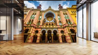 jubilee synagogue prague. Wall mural