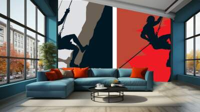 Climbers Wall mural