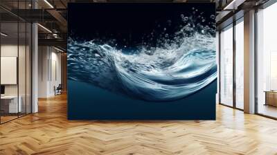  water flow effect from the side Generative A Wall mural