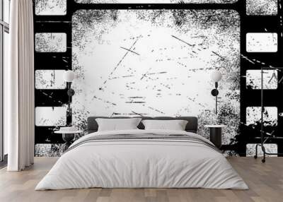 Grunge filmstrip Wall mural