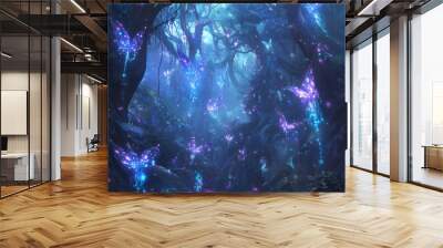 abstract background WHIT FORET Wall mural