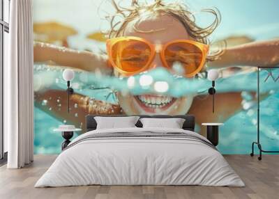 A photography of summer vacation  Wall mural