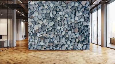 boulder pebble beach Stones background Seamless Tileable Texture Wall mural