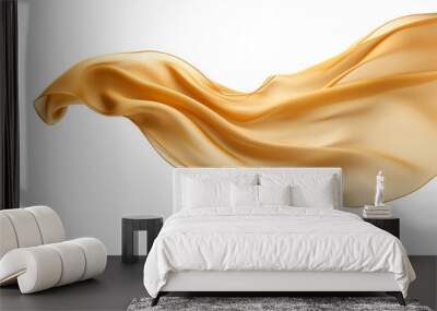 Elegant fashion flying satin silk cloth design for product display Wall mural