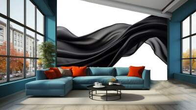 Elegant fashion flying satin silk cloth design for product display Wall mural