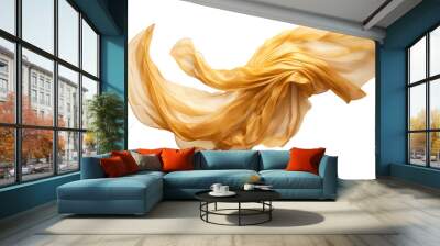 Elegant fashion flying satin silk cloth design for product display Wall mural