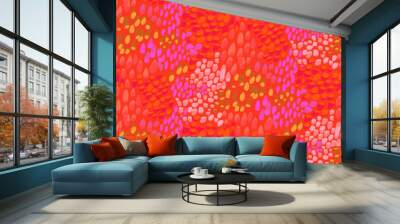 Animal pattern inspired by tropical fish skin Wall mural