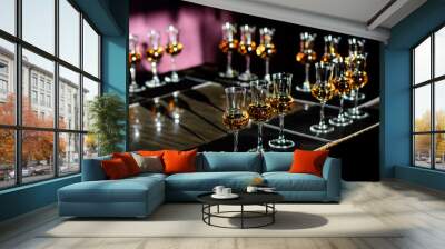 Whiskey tasting, whiskey glass Wall mural