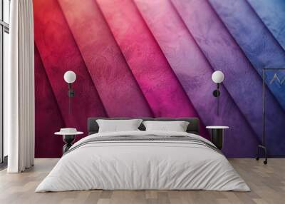 Chevron pattern with ombre shading, ideal for dynamic and gradient-themed backgrounds. , Minimalism, Wall mural