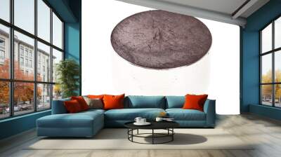 Neodymium magnet over white Wall mural