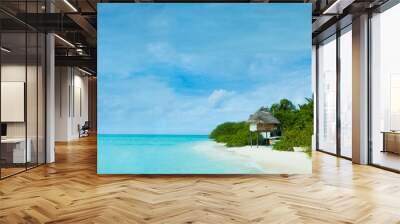 Tropical Hut Wall mural