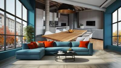 Industrial home interior Wall mural