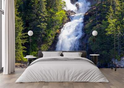 waterfall in Alaska Wall mural