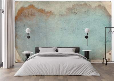 Colorful old photo texture with stains and scratches Wall mural