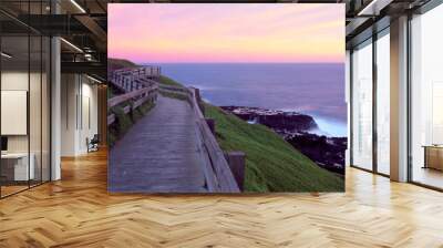 Amazing sunset at the Nobbies at Philip Island, Victoria, Australia Wall mural